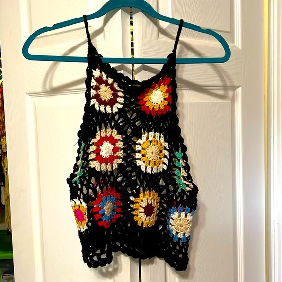 Honey Punch Tops - Crochet Tank